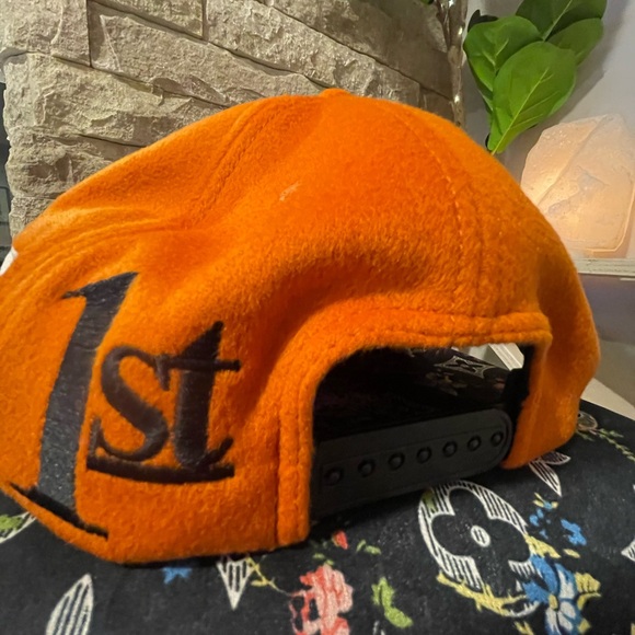 Rhude Vibrant Orange Cap with White Logo - Picture 8 of 13